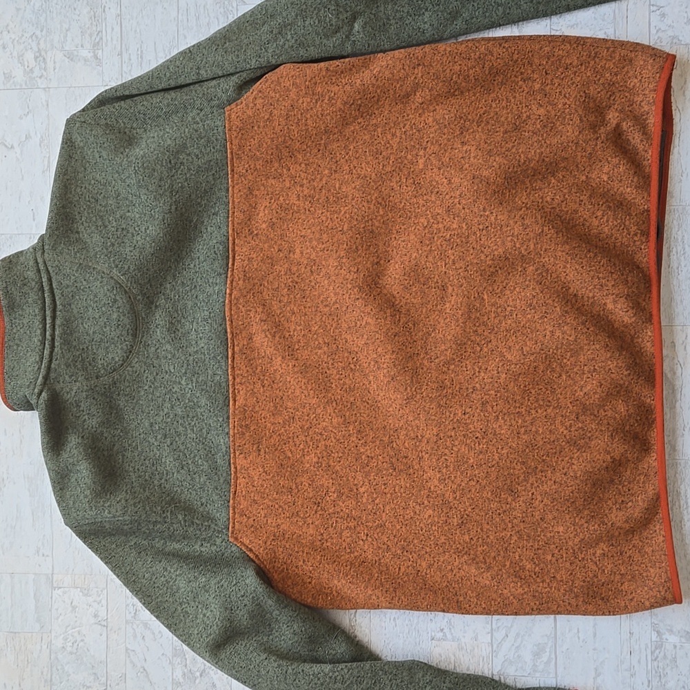 L.L. Bean Mens Sweater Pullover Fleece Colorblock Dize XXL 2X TALL - Picture 9 of 12